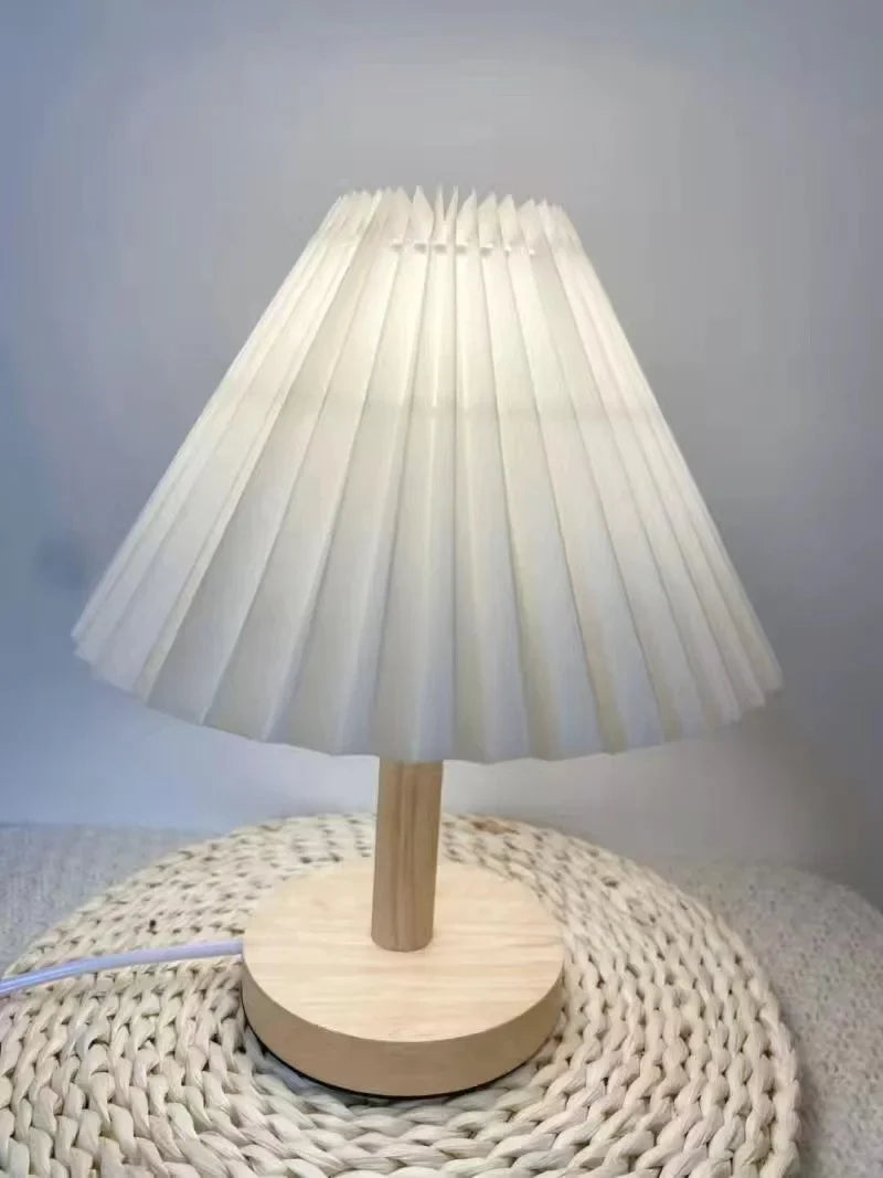 Opvouwbare Pleat Tafellamp - Stijlvolle Opvouwbare LED Tafellamp voor Uniek Interieurdesign