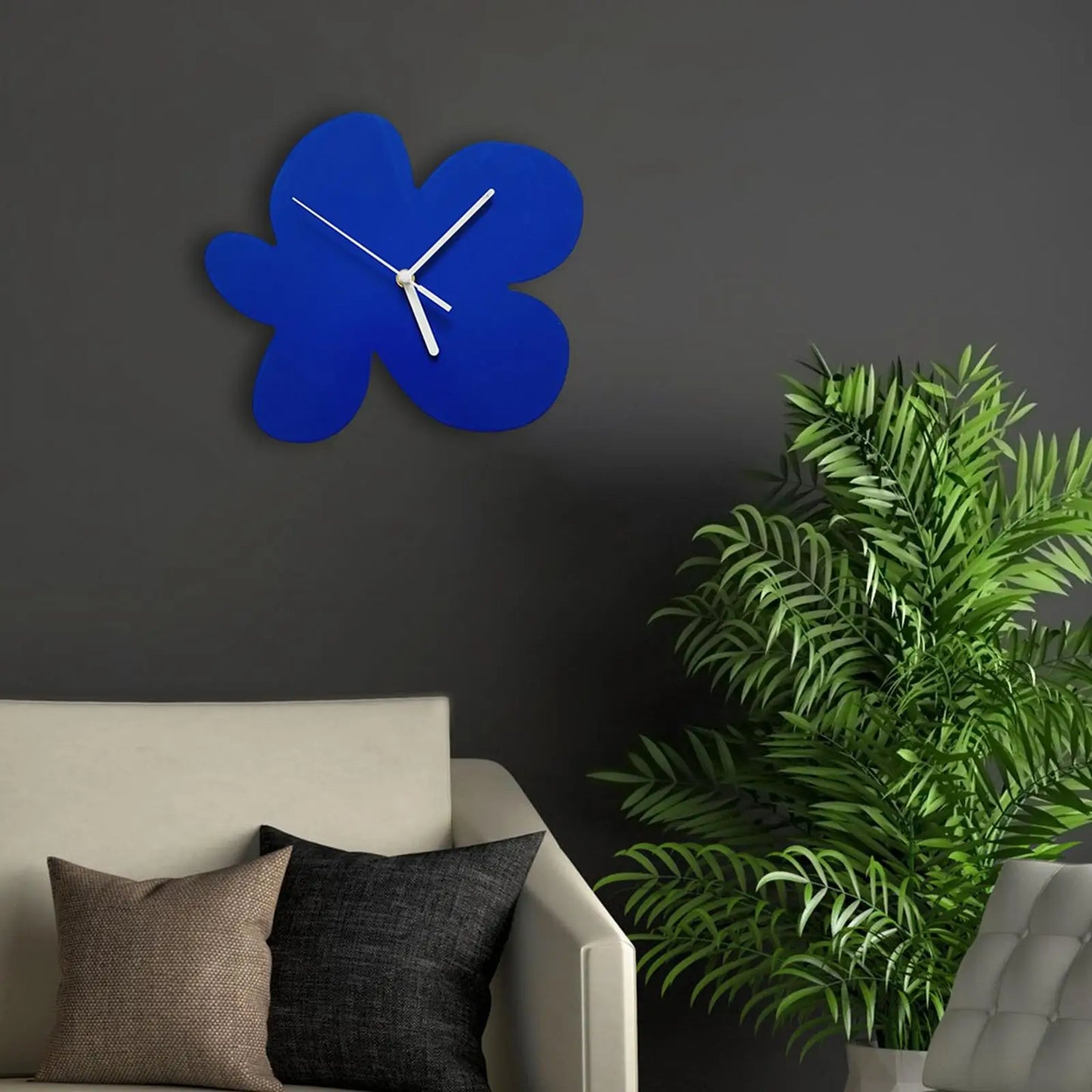 FloralTime – Elegante Bloemenhorloge voor je Interieur