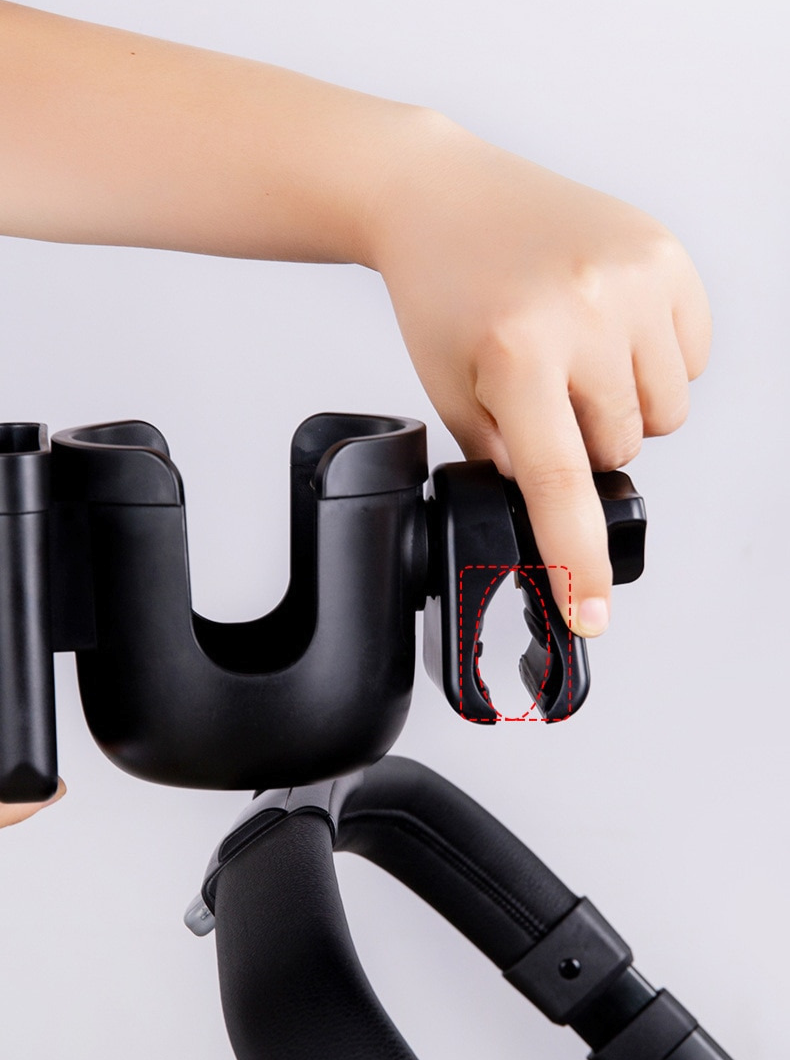 StrollerEase - Multifunctionele Fles & Telefoonhouder
