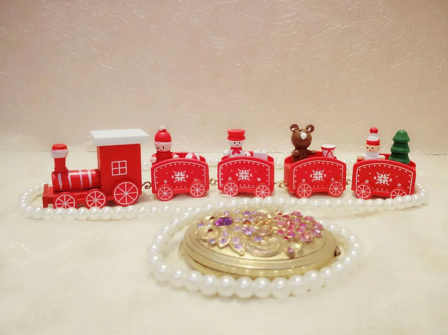 Kerst FestiveTrain - Charmante Kerstdecoratieve Trein