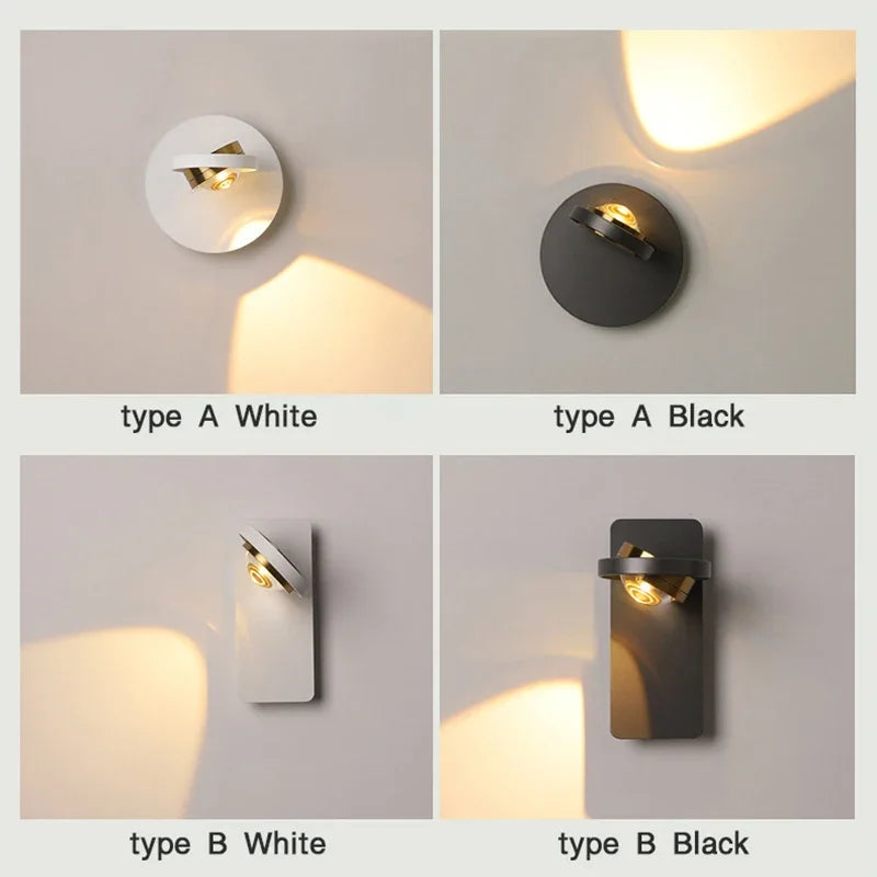 BrightTurn – Verstelbare LED Wandlamp voor Elke Ruimte