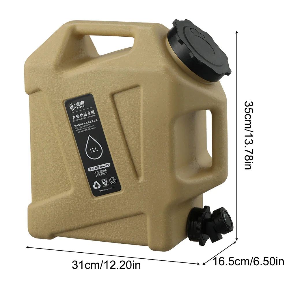 AquaTrek – Stijlvolle Draagbare Watercontainer 12L