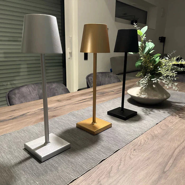 Stijlvolle ChicLuxe - Draadloze Bureau Lamp met Oplaadfunctie