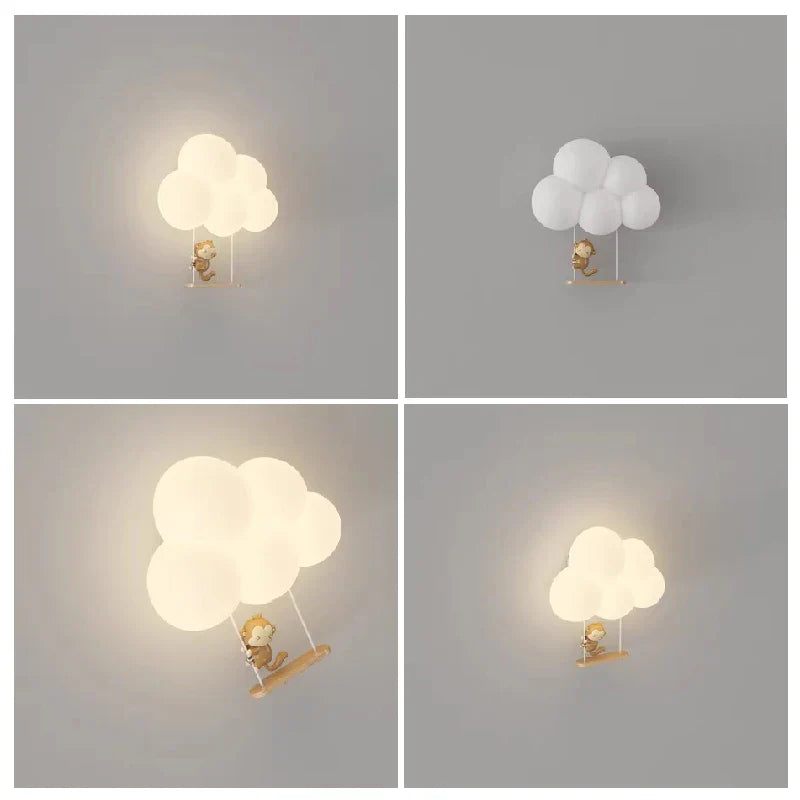 CloudLight – Moderne LED Wandlamp voor Kinderen