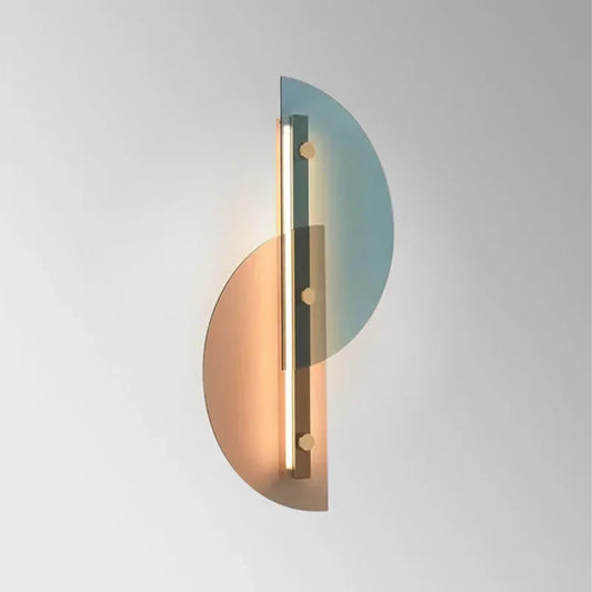 ArcGlow Lamp – Creatieve Glazen Wandlamp
