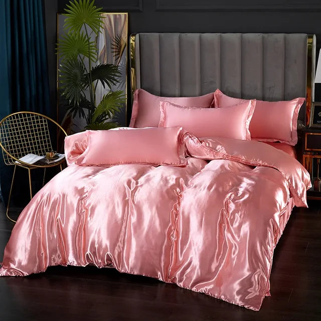 SatinDream Bedset - Luxe Satin Beddengoed voor Droomachtige Nachten