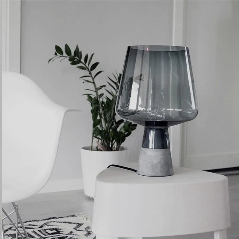 NordicCement Table Lamp – Minimalistisch Design met Betonnen Basis