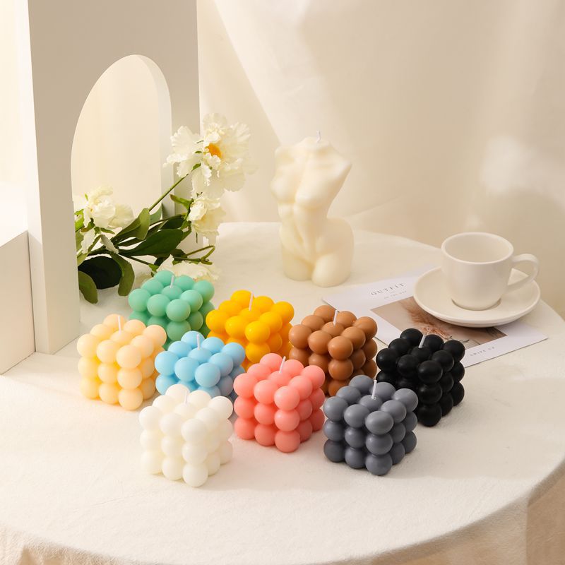 BubbleGlow Candle - Trendy Kaars voor Jouw Interieur