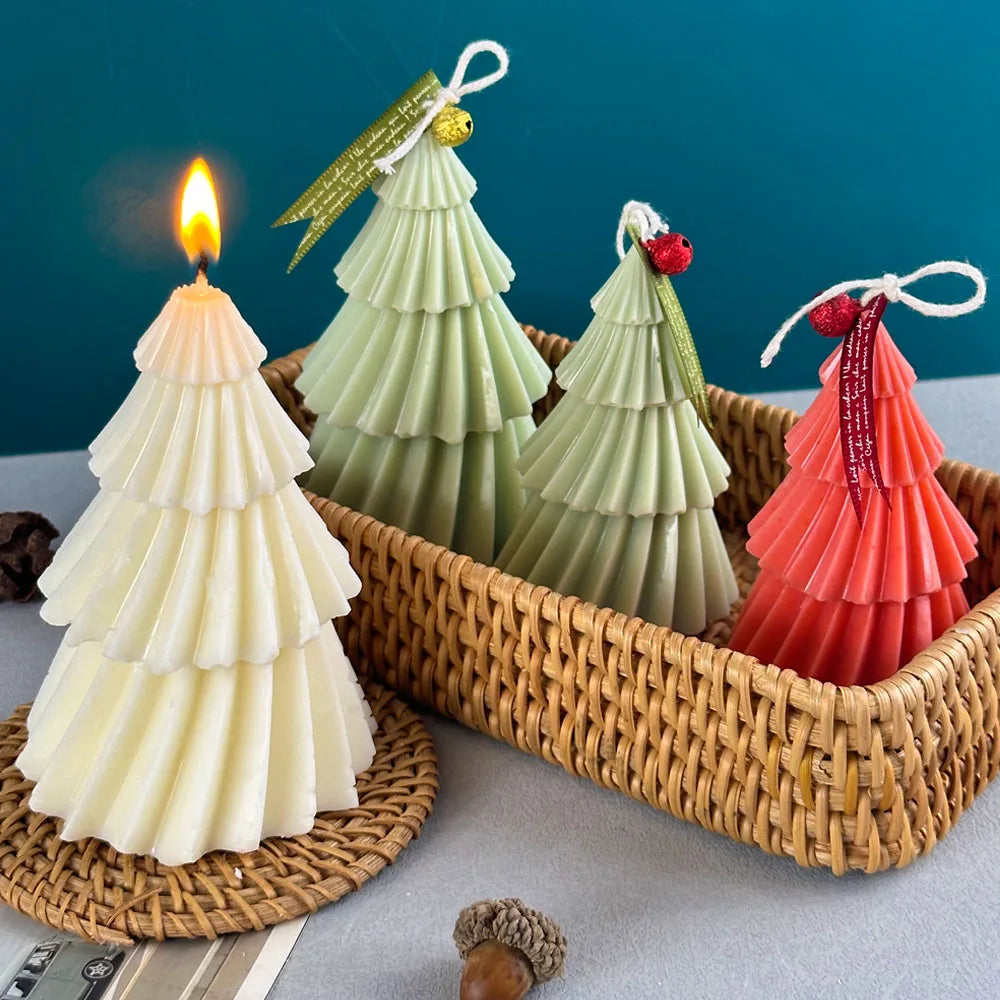 Christmas Tree Kaars – Stijlvolle DIY Decoraties voor Jouw Interieur