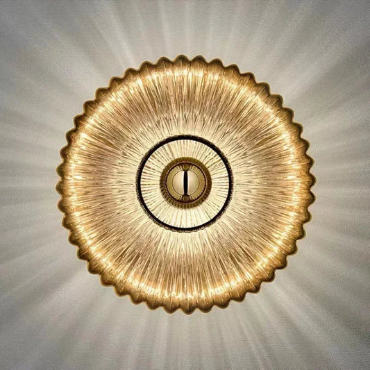 Elegance Glass - Verfijnde Glazen Wandlamp voor Elegante Interieurverlichting