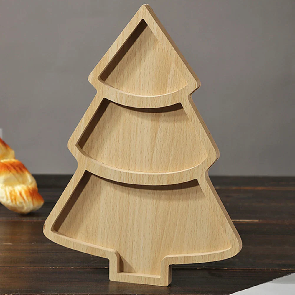 FestiveTree Board - Unieke Houten Serveerplank voor Feestdagen