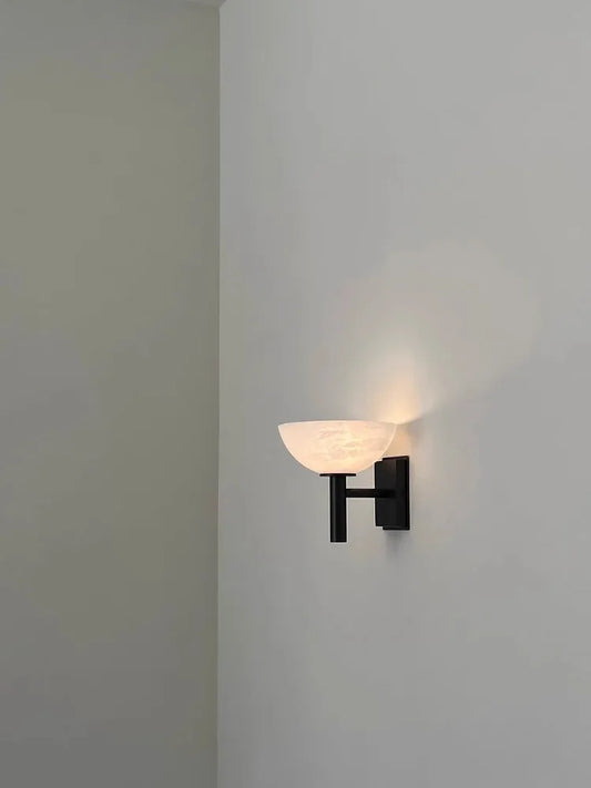 MarbleLuxe – Elegante Antieke Marmeren Wandlamp