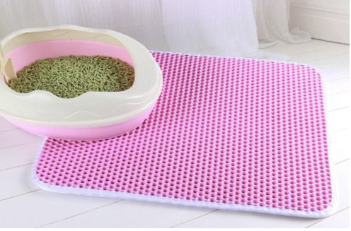 NonSlipPurrfect - Stijlvolle Kattenbakmat voor Droge Vloeren