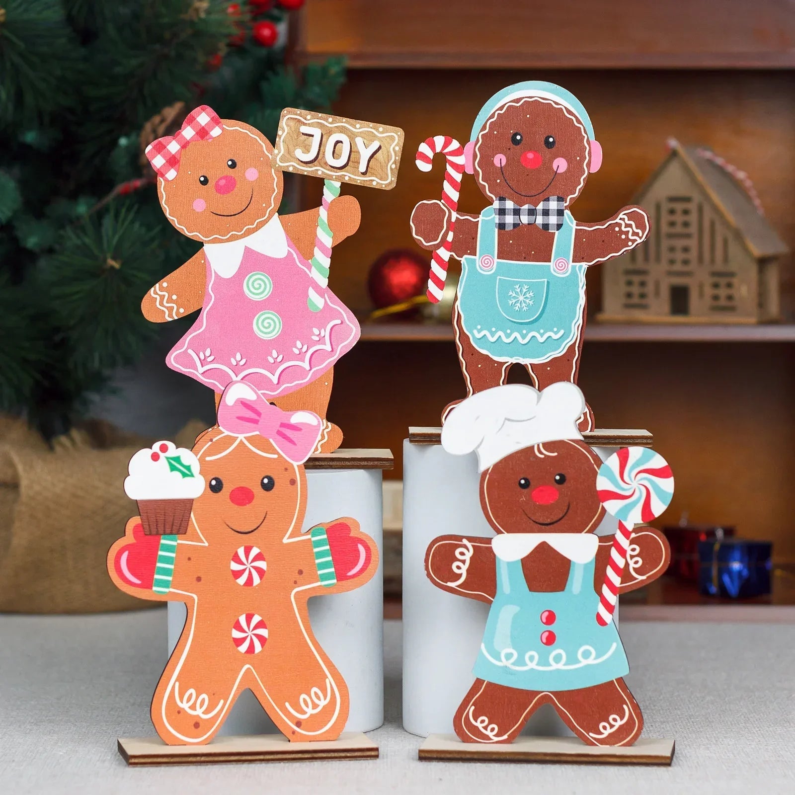 GingerJoy Ornament - Schattige Peperkoekman voor Kerstdecoratie