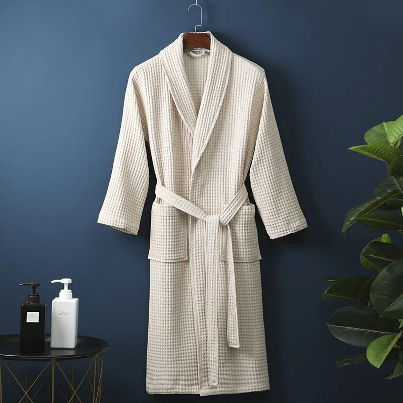 GentleHug Robe - Luxe Katoenen Badjas voor Ontspanning