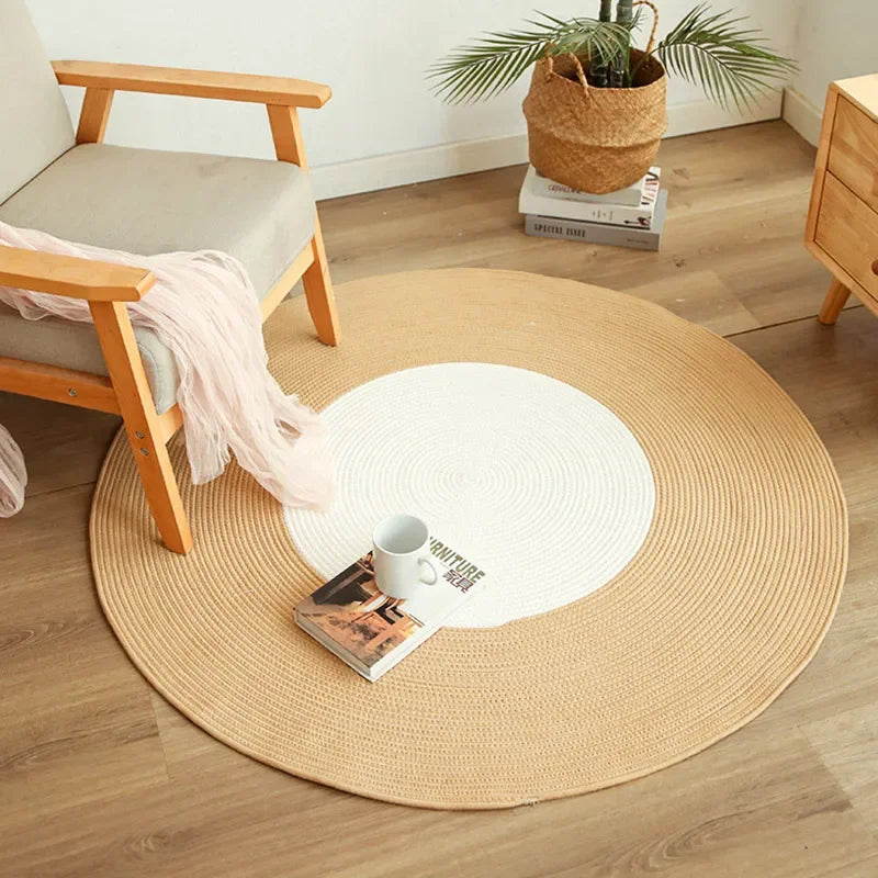 WeaveNest - Luxe Jute Vloerkleed voor Interieur