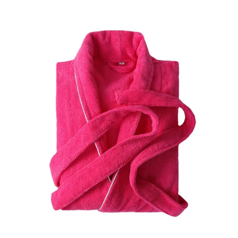 LuxeLounge Badjas - Elegante Comfortabele Katoenen Badjas