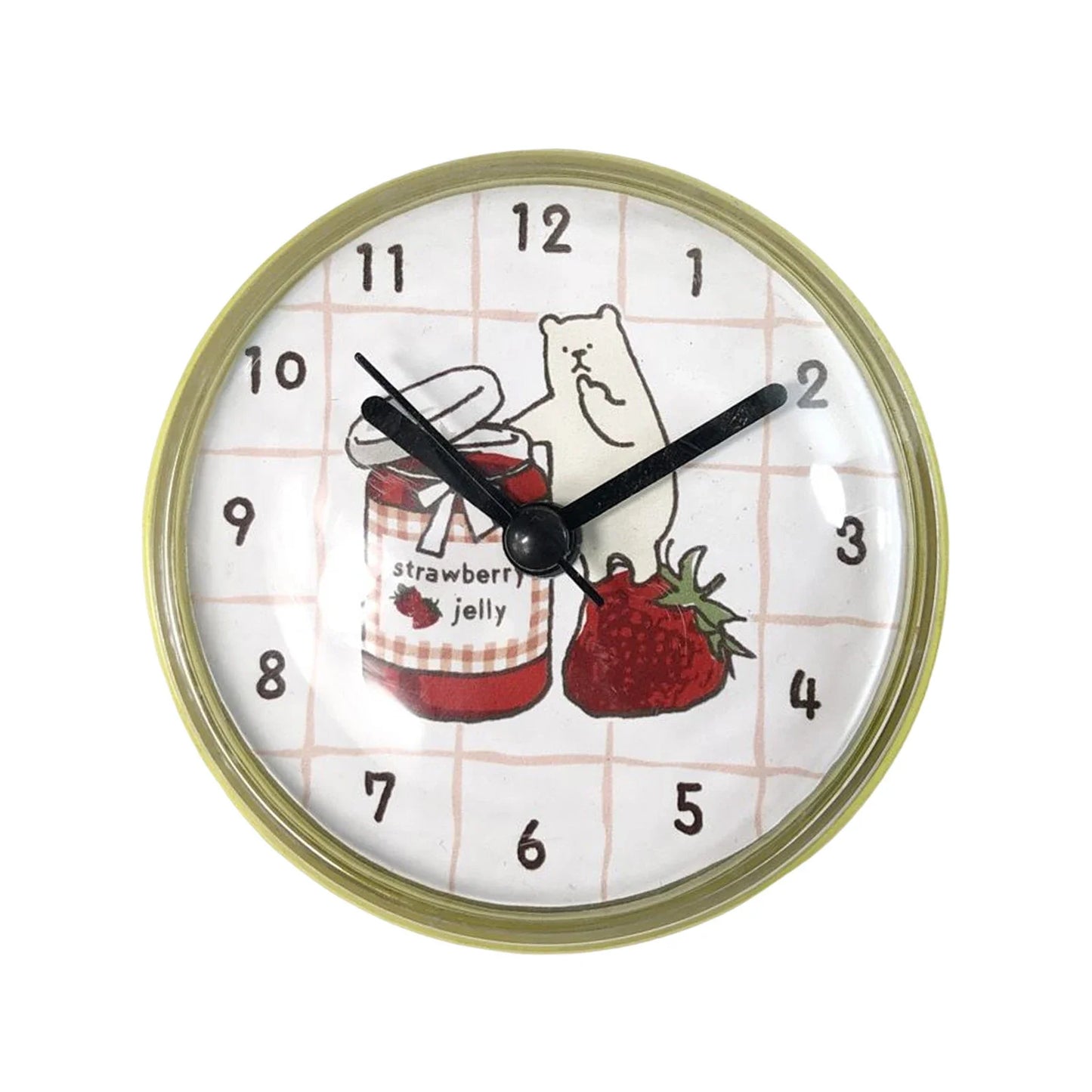 WaterProofClock – Compacte Zuignap Klok voor Badkamer