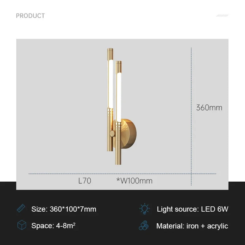 ModernLux Wall Light – Luxe LED Wandlamp voor Thuis