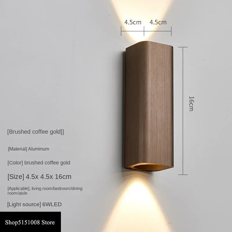 GlowLuxe - Stijlvolle LED Wandlamp voor Slaapkamer