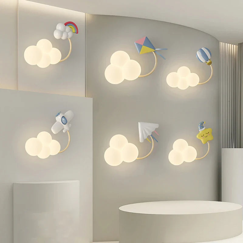 CartoonAirplane Light – Speelse Wandlamp voor de Kinderkamer