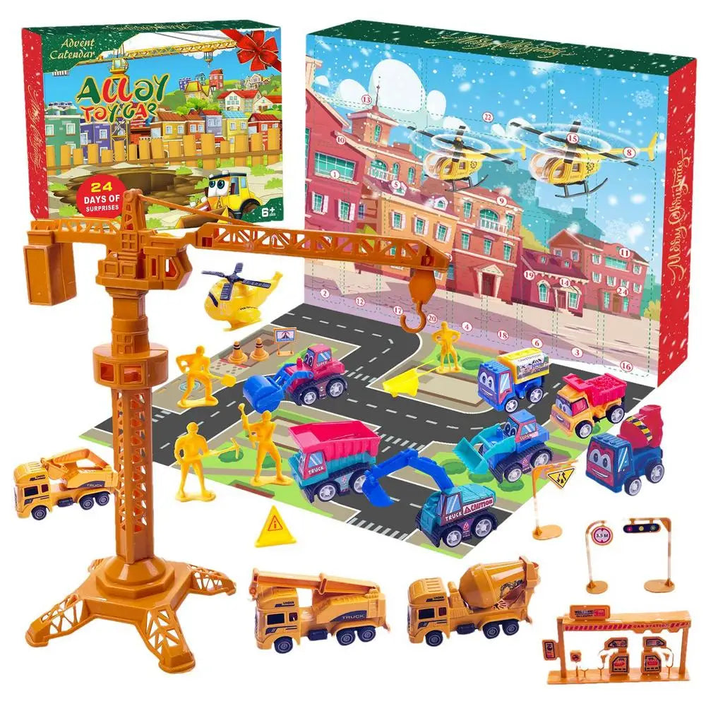 SpeedJoy Calendar - Kerst Avontuur met Auto’s & Vrachtwagens