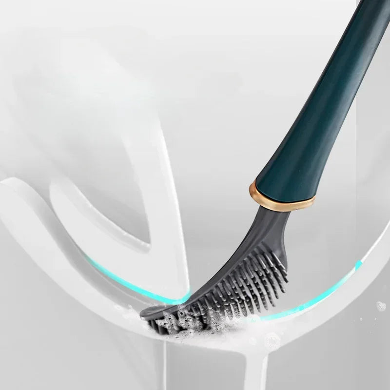 SumiClean - Strakke Siliconen Toiletborstel voor Jouw Badkamer