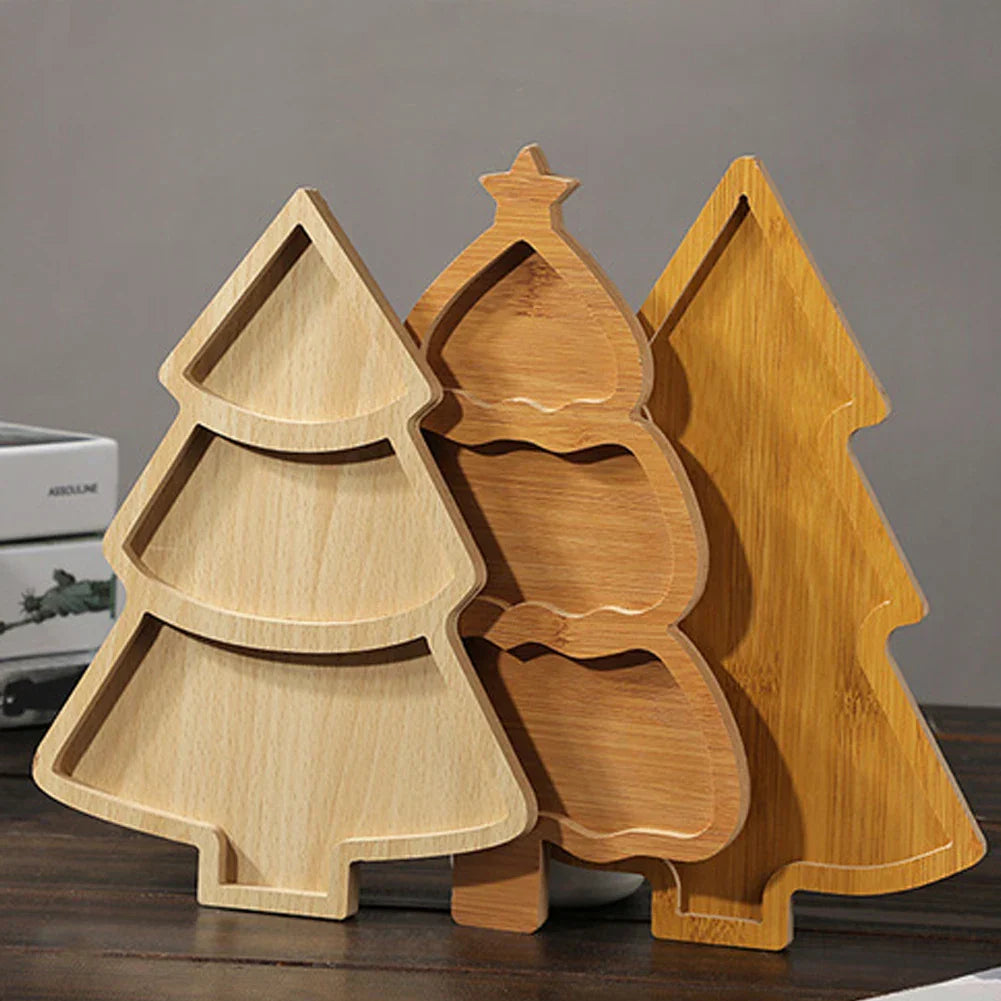 FestiveTree Board - Unieke Houten Serveerplank voor Feestdagen