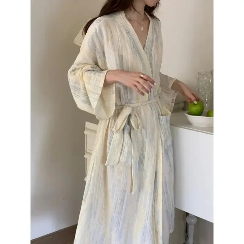 KimonoChic Badjas - Elegante Zomerkleding voor Thuis