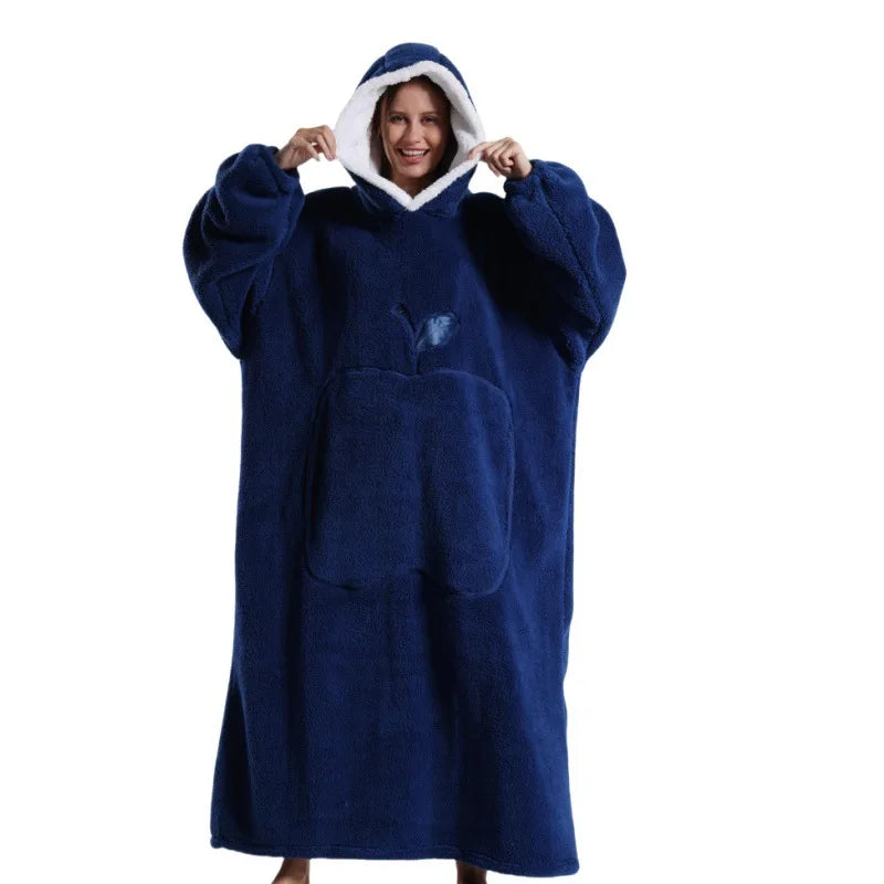 SnuggleHood - Luxe Oversized Fleece Hoodie voor Ultiem Comfort