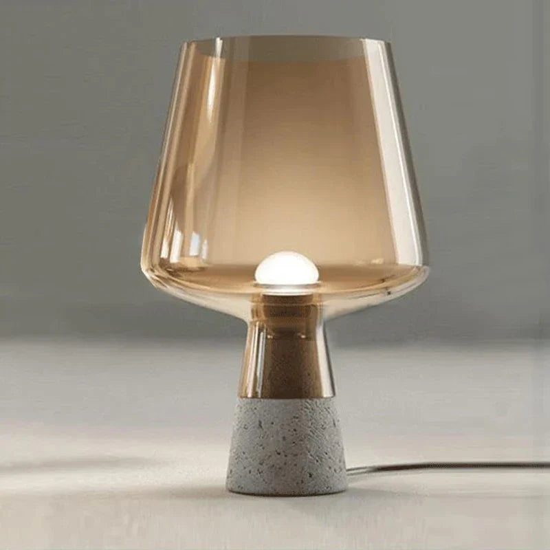 UrbanElegance – Industriële Beton en Glas Bureaulamp