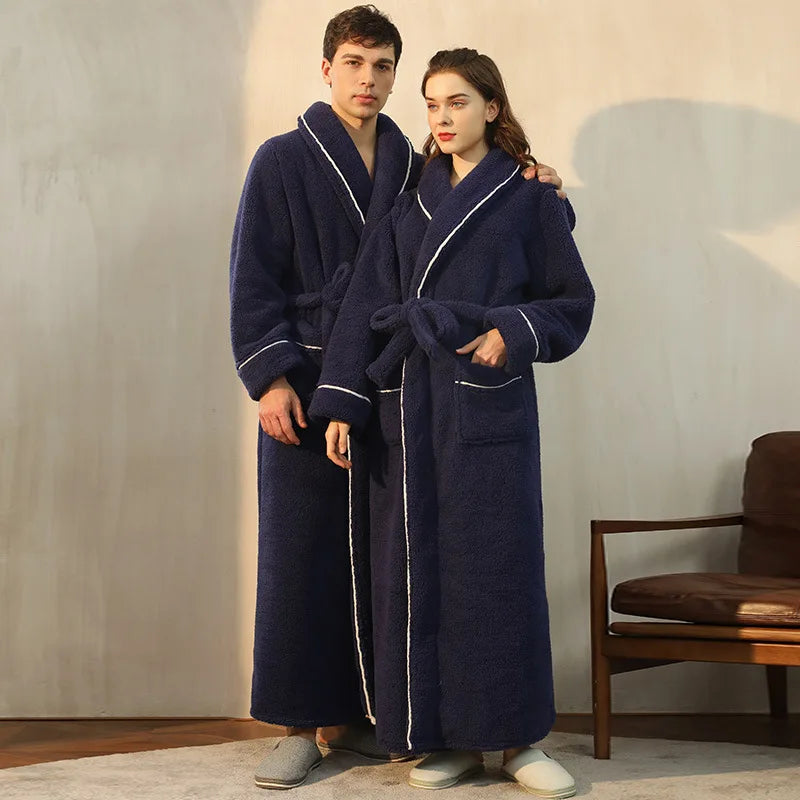 FleeceComfort Badjas - Luxe Flanel Badjas