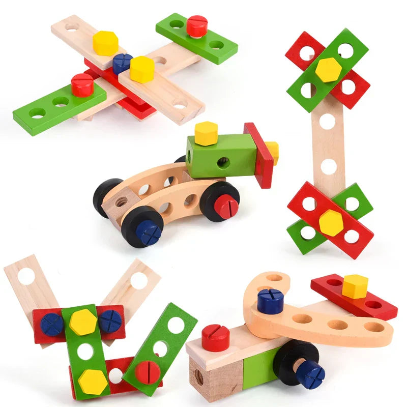 BuilderCraft Set – Creatieve Montessori Bouwset voor Kinderen