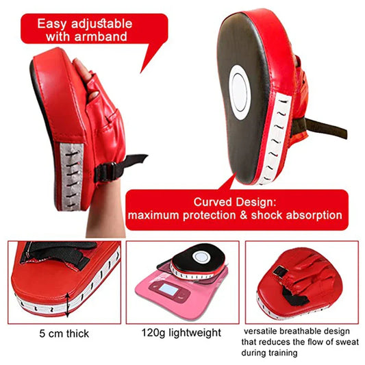StrikeShield - Professioneel Gebogen Bokspad voor Training