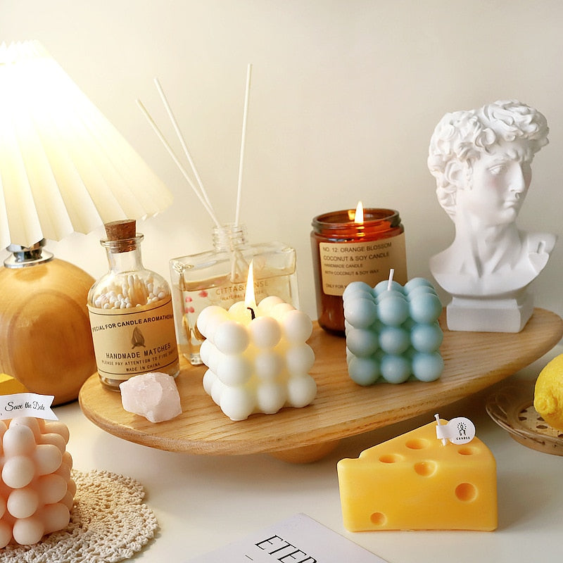 BubbleGlow Candle - Trendy Kaars voor Jouw Interieur
