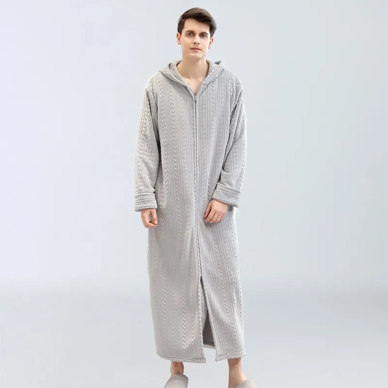 OversizeWarm Badjas - Luxe Oversized Flanellen Draagcomfort