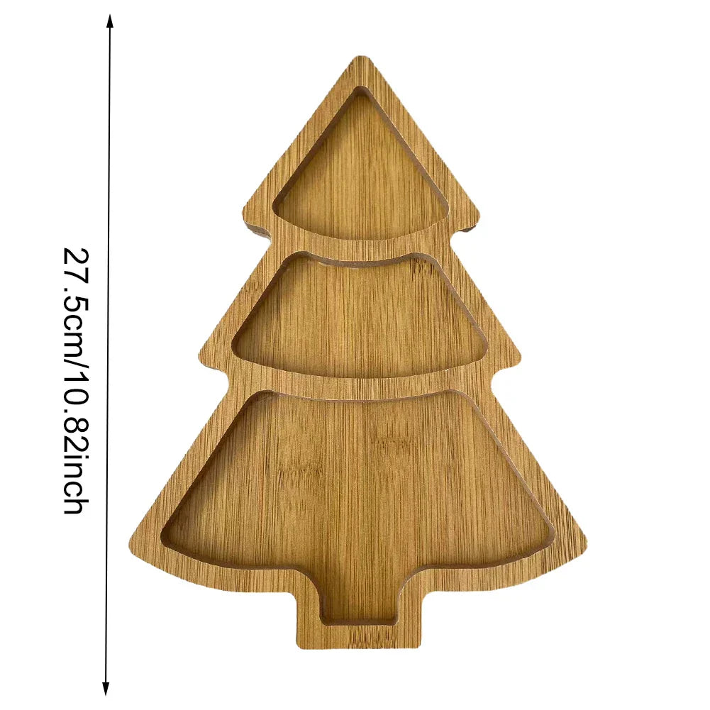 FestiveTree Board - Unieke Houten Serveerplank voor Feestdagen