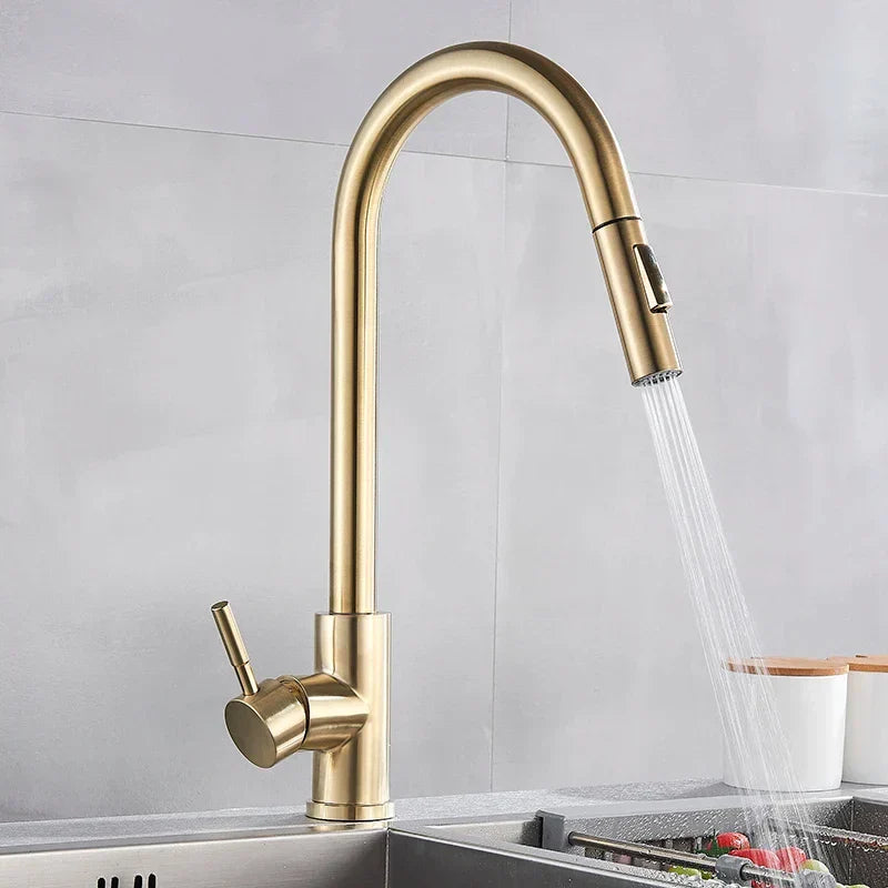 FlexiPull Faucet Kraan - Moderne Keuken Mengkraan met 360° Beweging