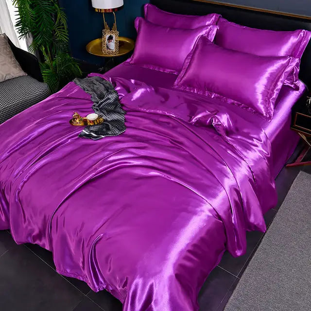 SatinLuxe Duvet Cover - Luxe Satijnen Dekbedovertrek voor Uw Slaapkamer