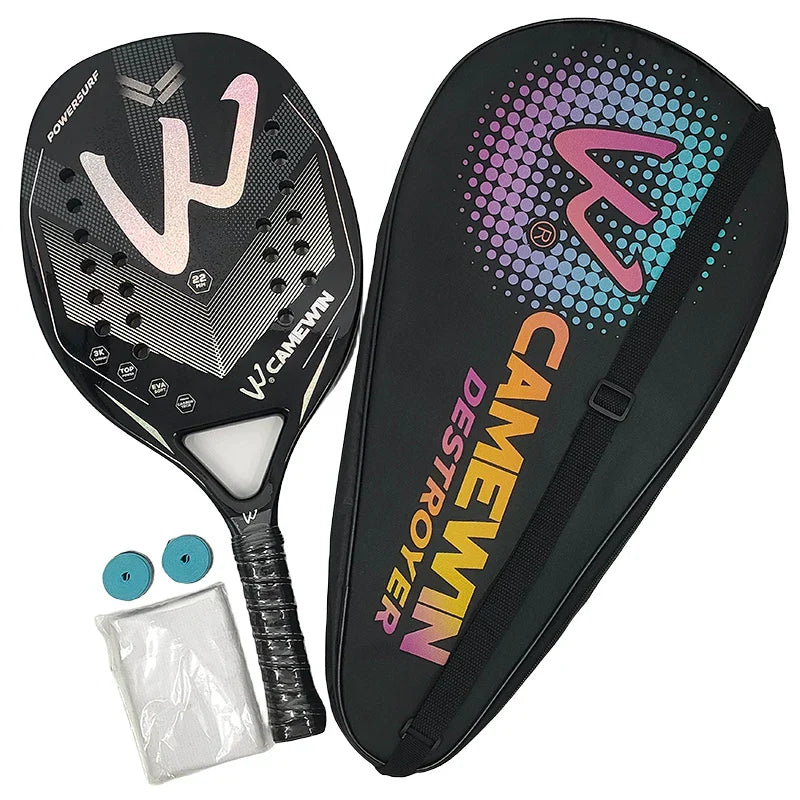 ProCarbo Grip - Premium Beach Tennis Racket voor Ongeëvenaarde Controle