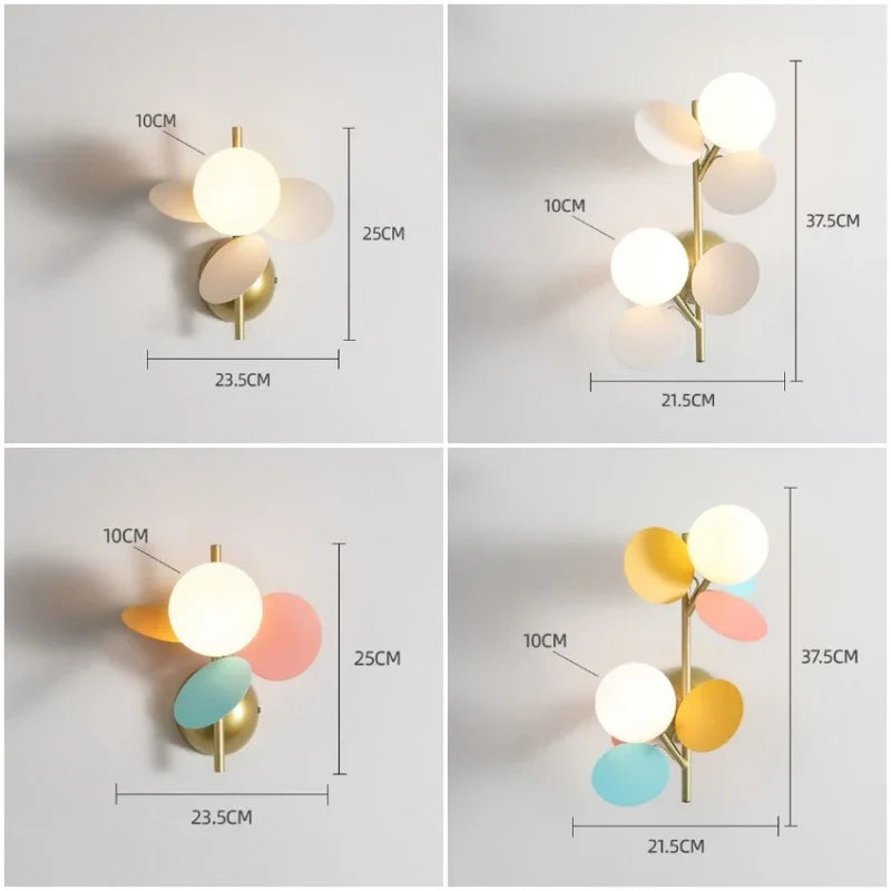 MacronLicht – Moderne LED Acryl Wandlamp