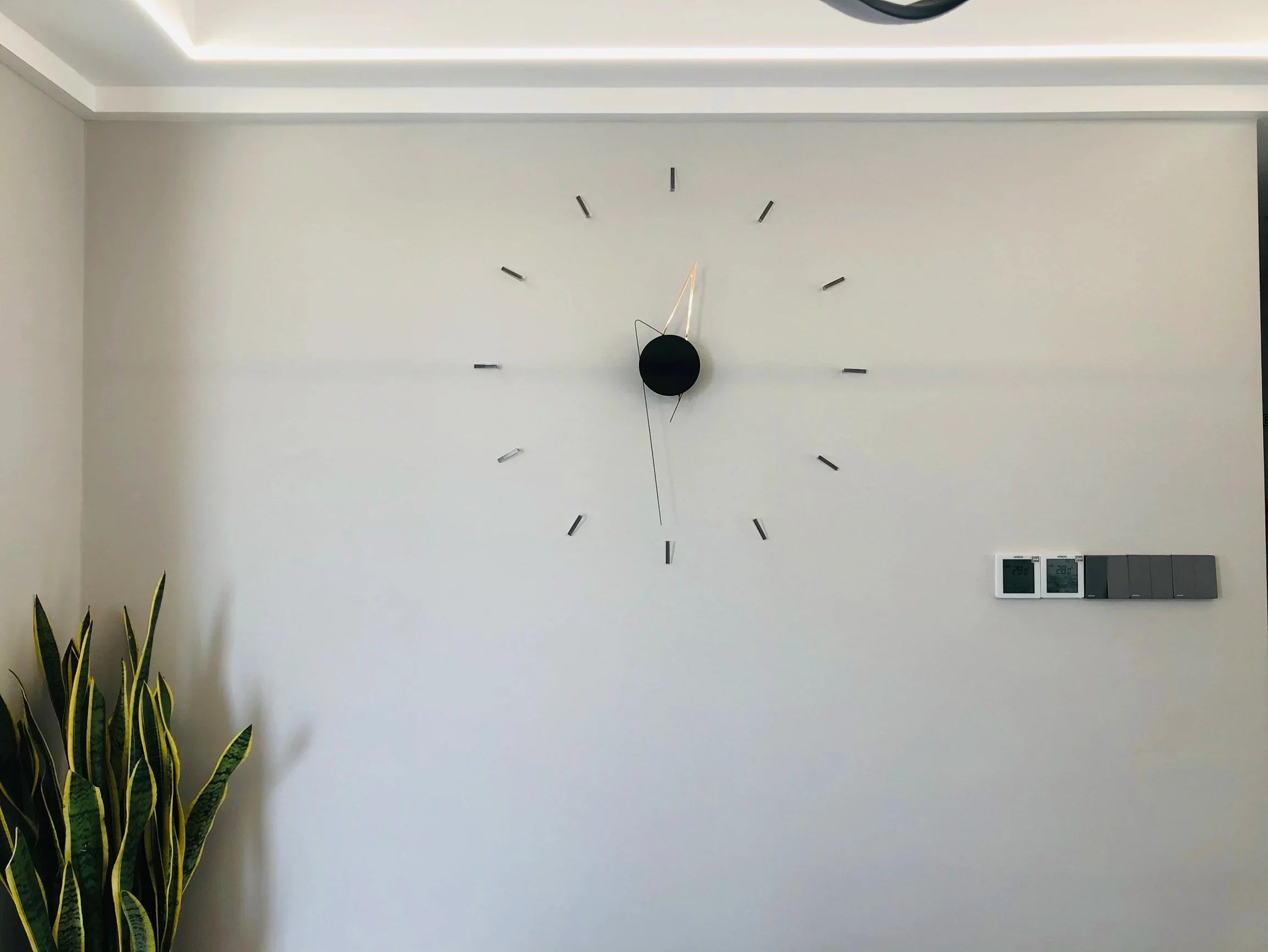 ModernArt Clock - Stille Wandklok voor Minimalisme