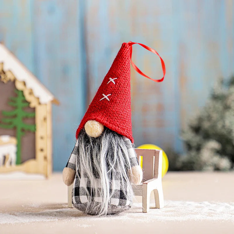 Feestelijke Pluche Kabouters met Jingle Bells & Hulst