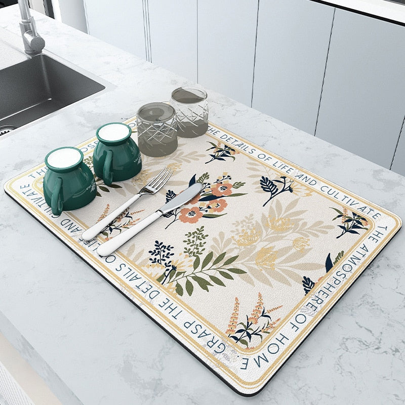 AbsorpTowel Mat - Antislip, Ultra-absorberend en Stijlvol
