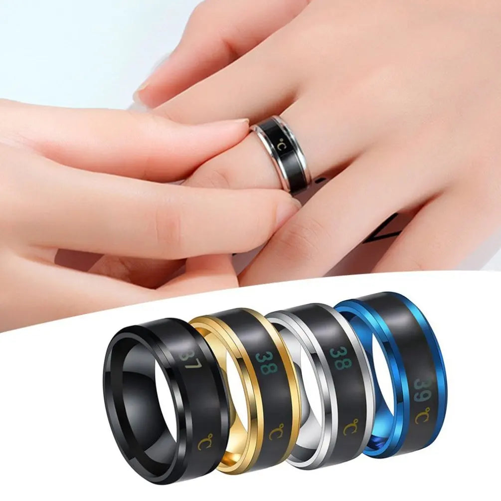 ThermoRing – Stijlvolle Unisex Temperatuur Monitoring Ring