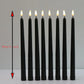 Nightfall LED Kaarsen - Mystieke Zwarte LED Kaarsen voor Halloween