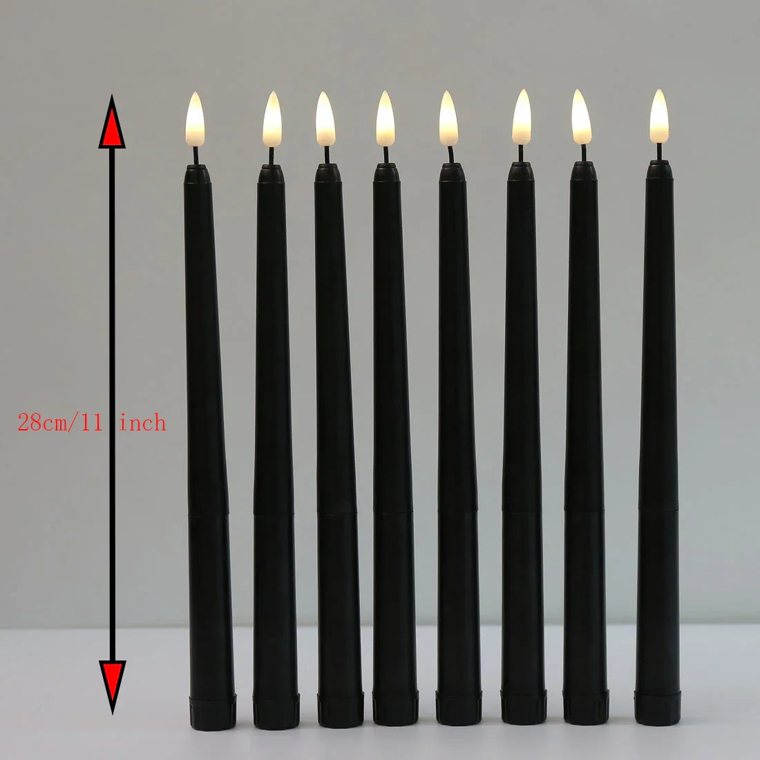 Nightfall LED Kaarsen - Mystieke Zwarte LED Kaarsen voor Halloween
