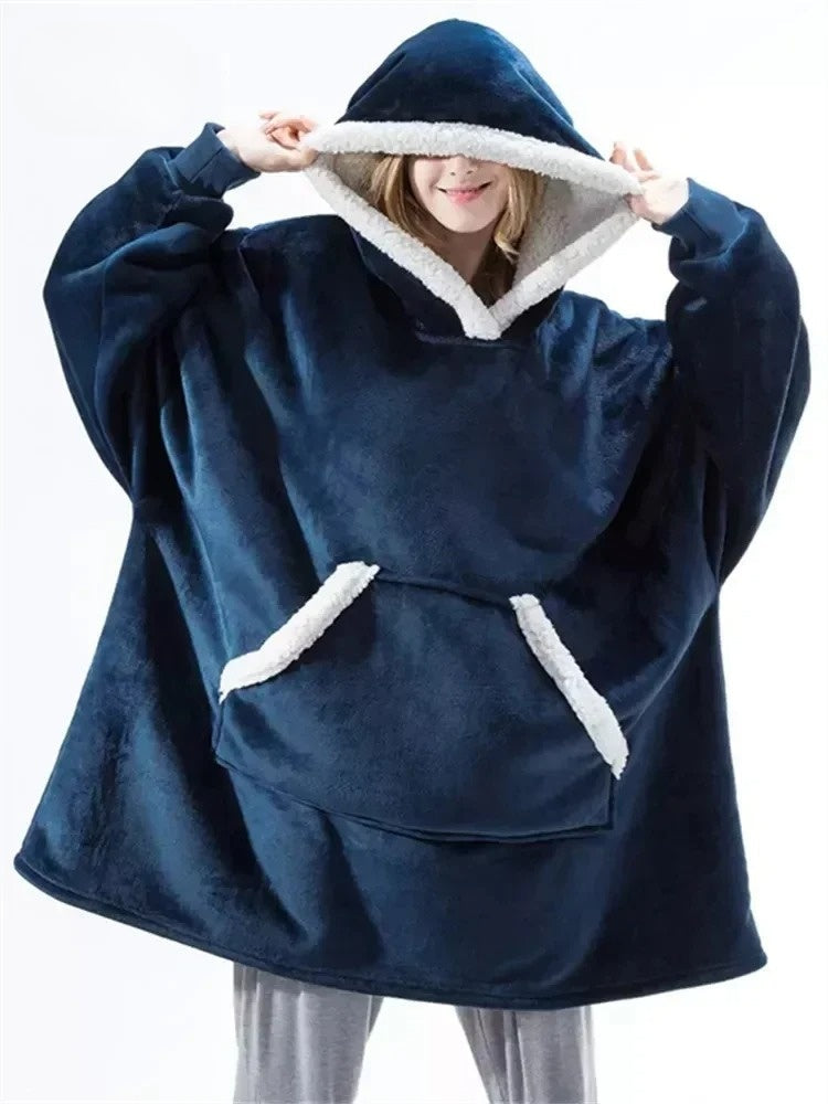 CozyWrap - Luxe Oversized Fleece Hoodie voor Ultiem Comfort