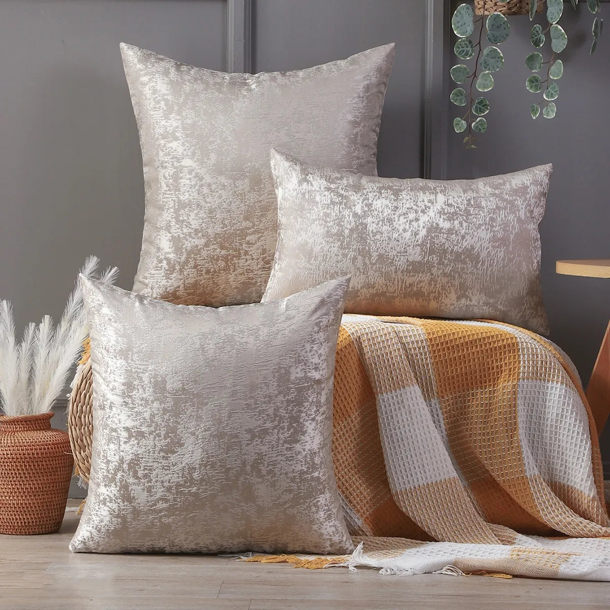 Nordic Kussenhoes - Scandinavische Luxe Kussenhoes – Minimalistisch Design voor Interieur