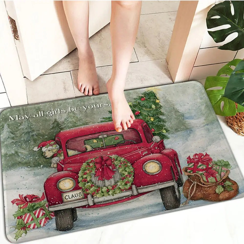 FestiveWelcome – Luxe Kerst Deurmat voor je Drempel